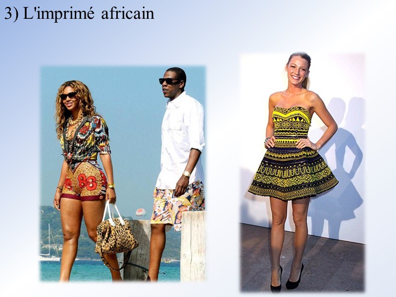 3) L'imprimé africain